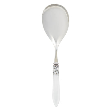 Vietri Aladdin Antique White Serving Spoon 