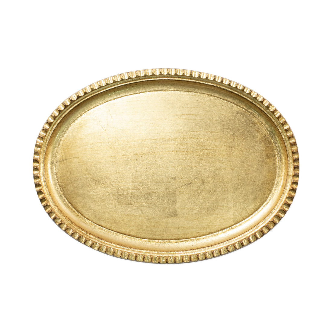 Vietri Florentine Gold Small Oval Tray