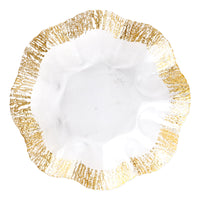 Vietri Rufolo Glass Gold Platter